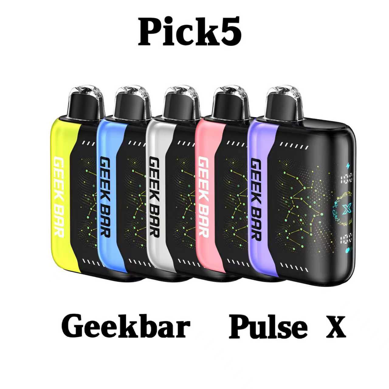 GEEK BAR PULSE X 25000 PUFFS x5