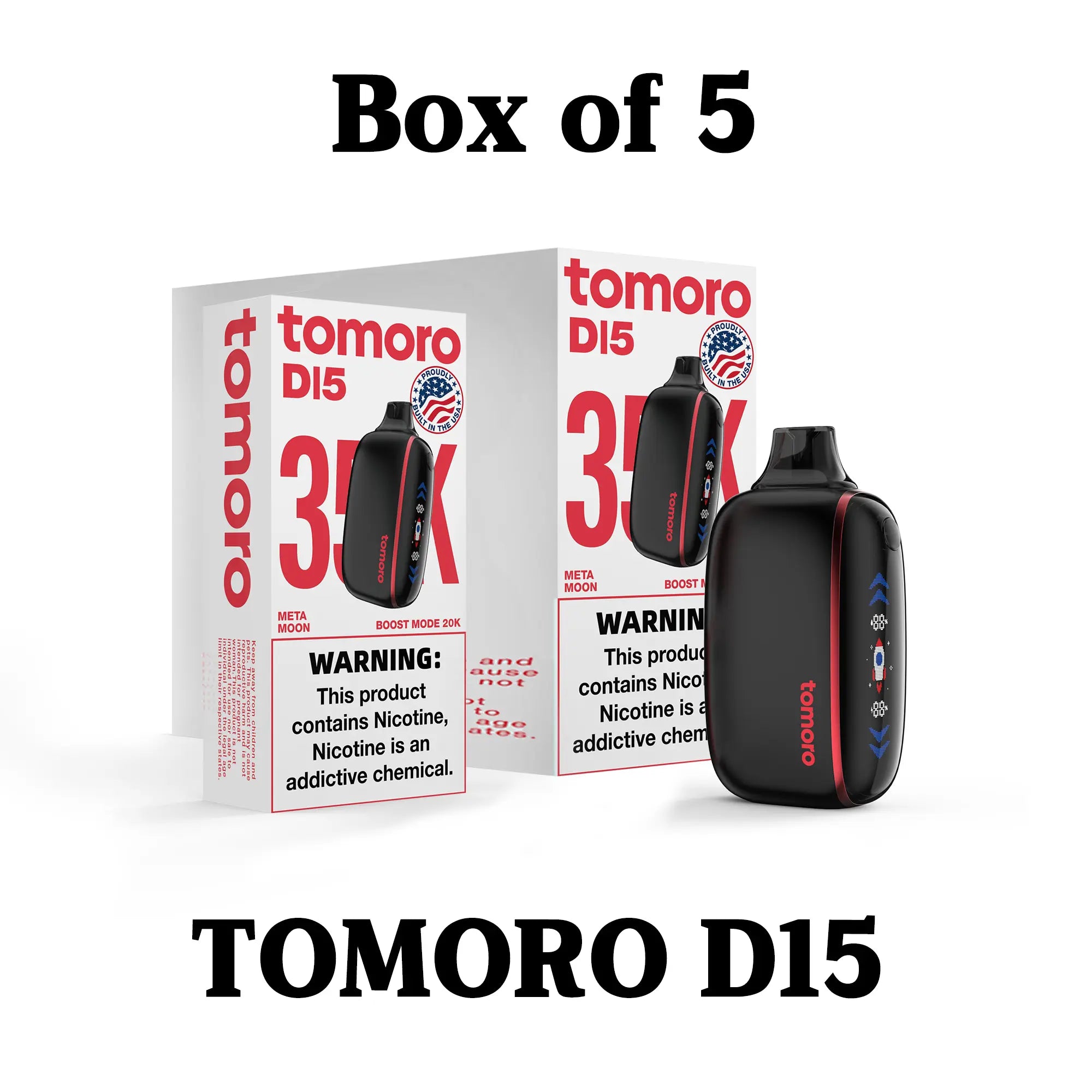 TOMORO D15 35000 PUFFS x5