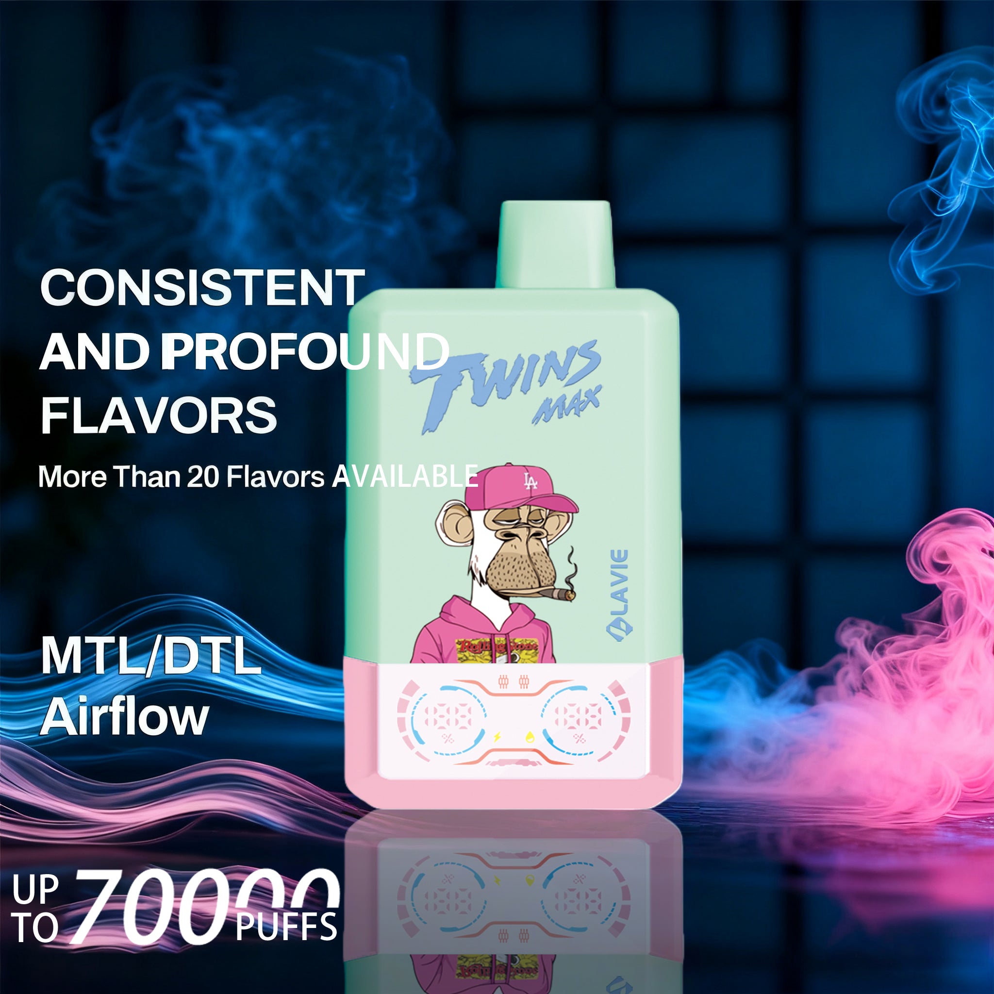 LAVIE TWINS MAX 70000 PUFFS