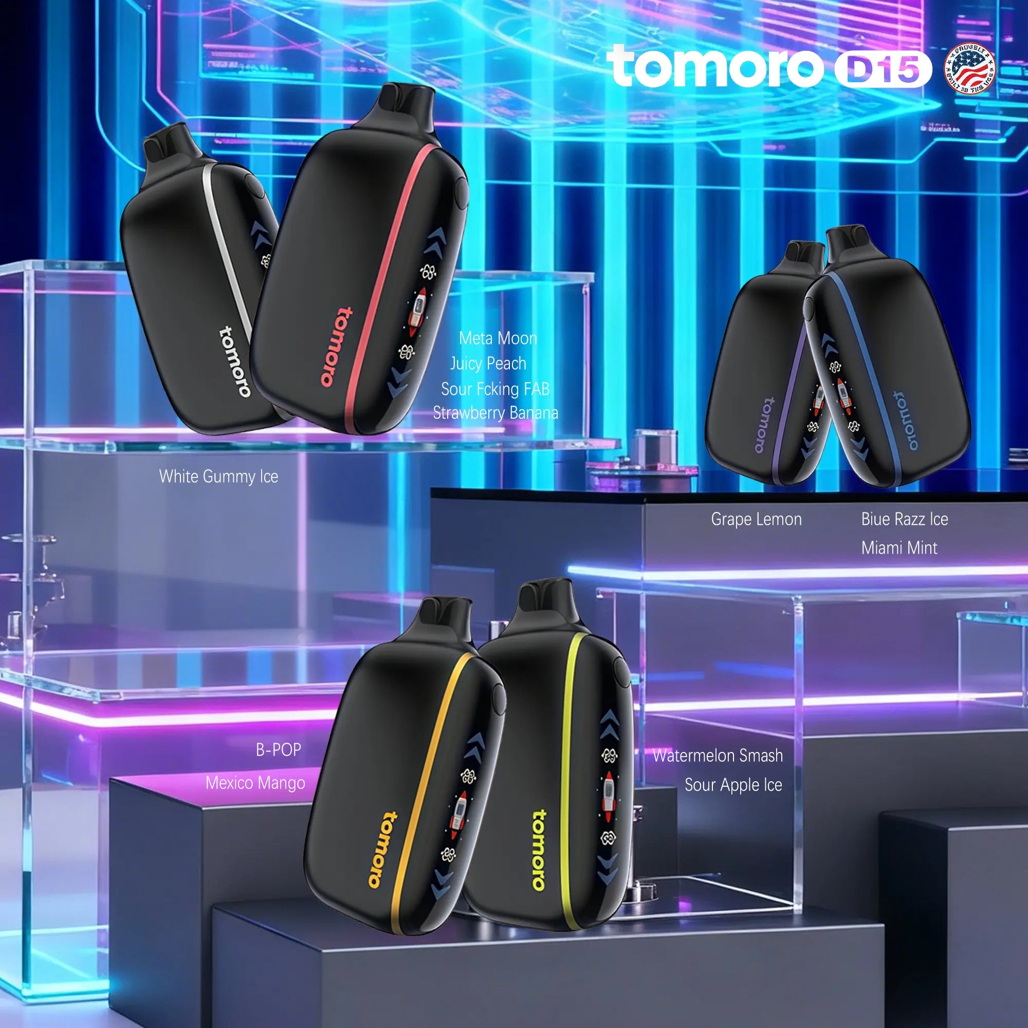 TOMORO D15 35000 PUFFS x5