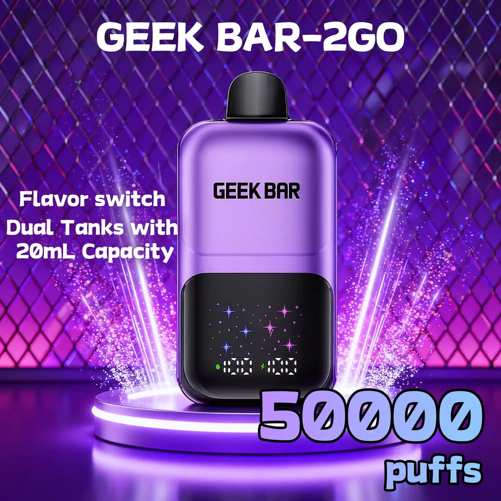 GEEK BAR 2 FLAVOR 2GO 50000 PUFFS